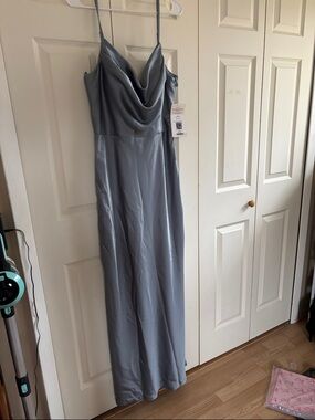 French Blue Bridesmaid Dress Revelry NWT